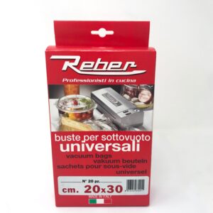 Reber-C/20 Sacchi Sottovuoto Goffrati 20x30