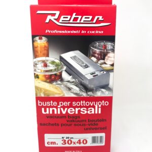 Reber-C/20 Sacchi Sottovuoto Goffrati 30x40